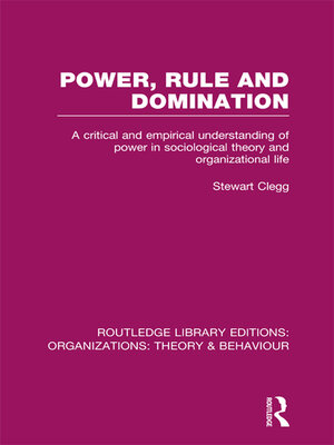 cover image of Power, Rule and Domination (RLE